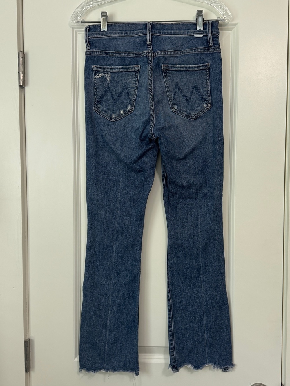 Mother 26 The Insider Crop Step Chew Jeans ~ Dancing On Coals Ankle Distressed - Picture 4 of 11